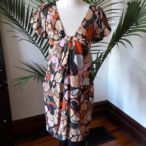 DVF stretch silk dress size 8
